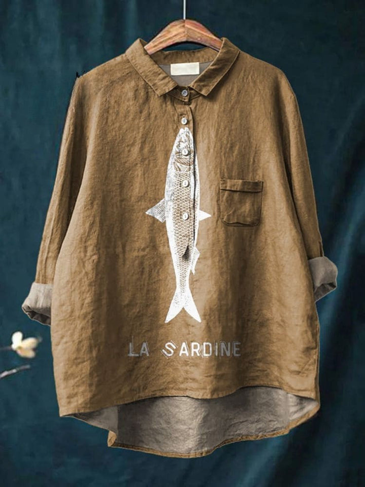 Lily | Sardine Graphic Shirt
