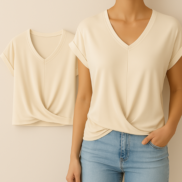 Eva | Casual V-Neck T-Shirt