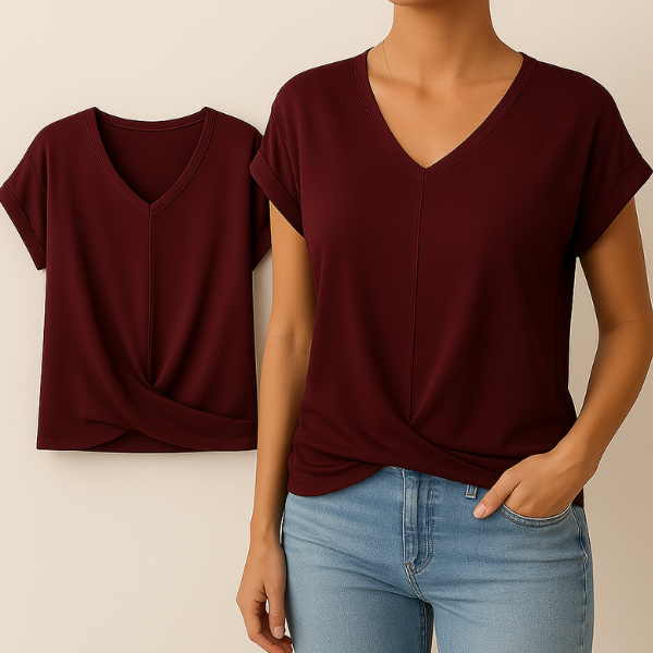 Eva | Casual V-Neck T-Shirt