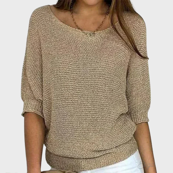 Natalie – Cozy Sweater with Round Neck