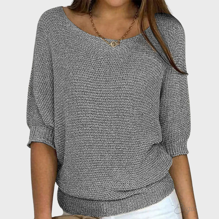 Natalie – Cozy Sweater with Round Neck