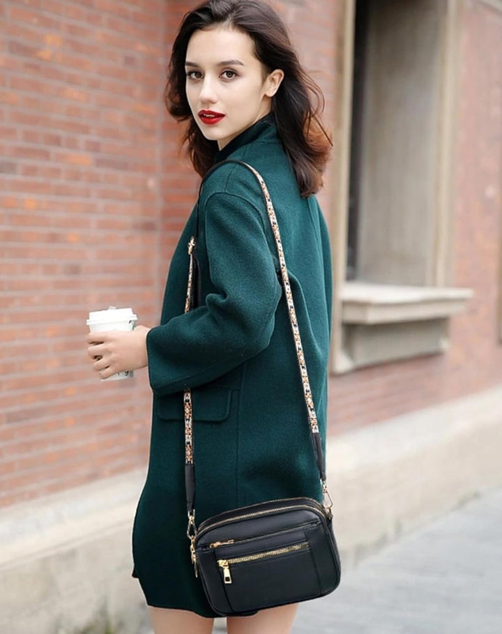 Ivy | Stylish Crossbody Bag with Adjustable Patterned Strap