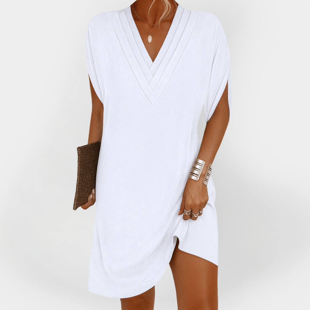 Elegant Dress with Flattering Line