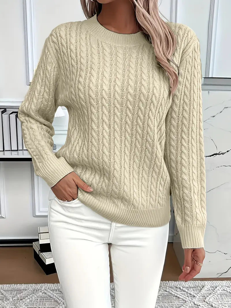 Bernila | Women's Cable Knit Sweater