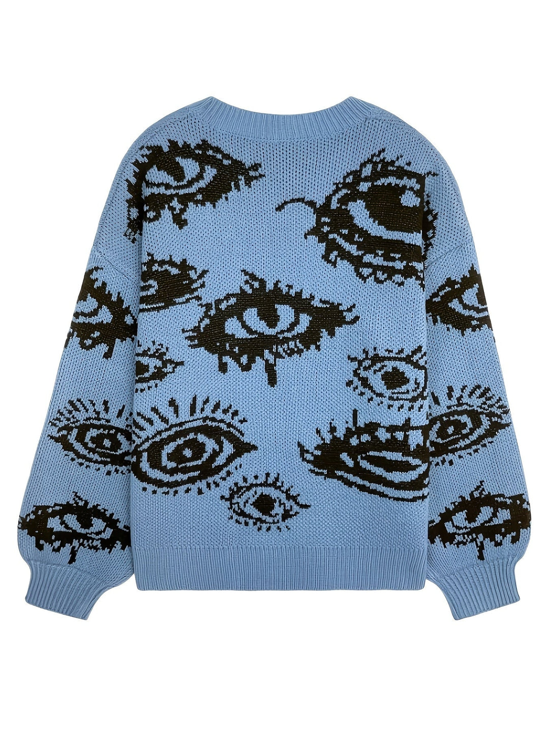 Liora | Soft Knit Sweater with Eye Pattern