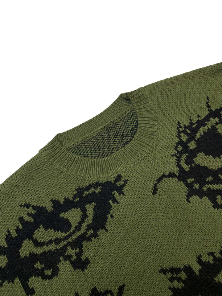 Liora | Soft Knit Sweater with Eye Pattern