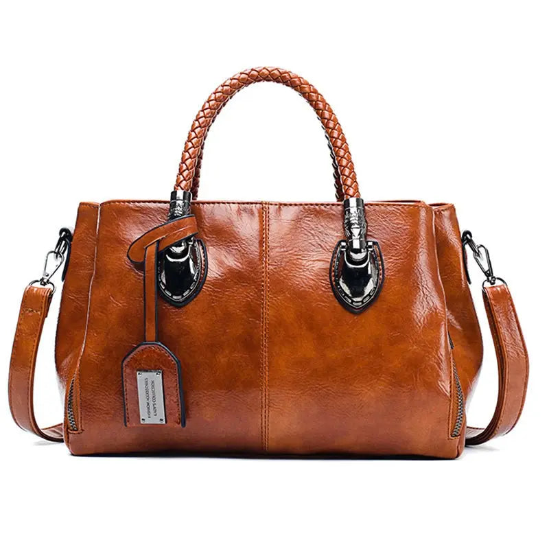Mackenzie | Chic Handbag with Braided Handle