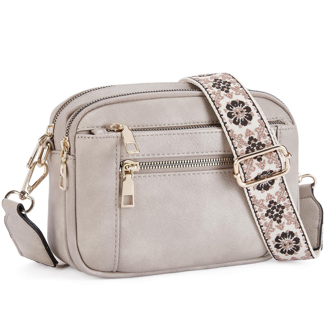 Ivy | Stylish Crossbody Bag with Adjustable Patterned Strap