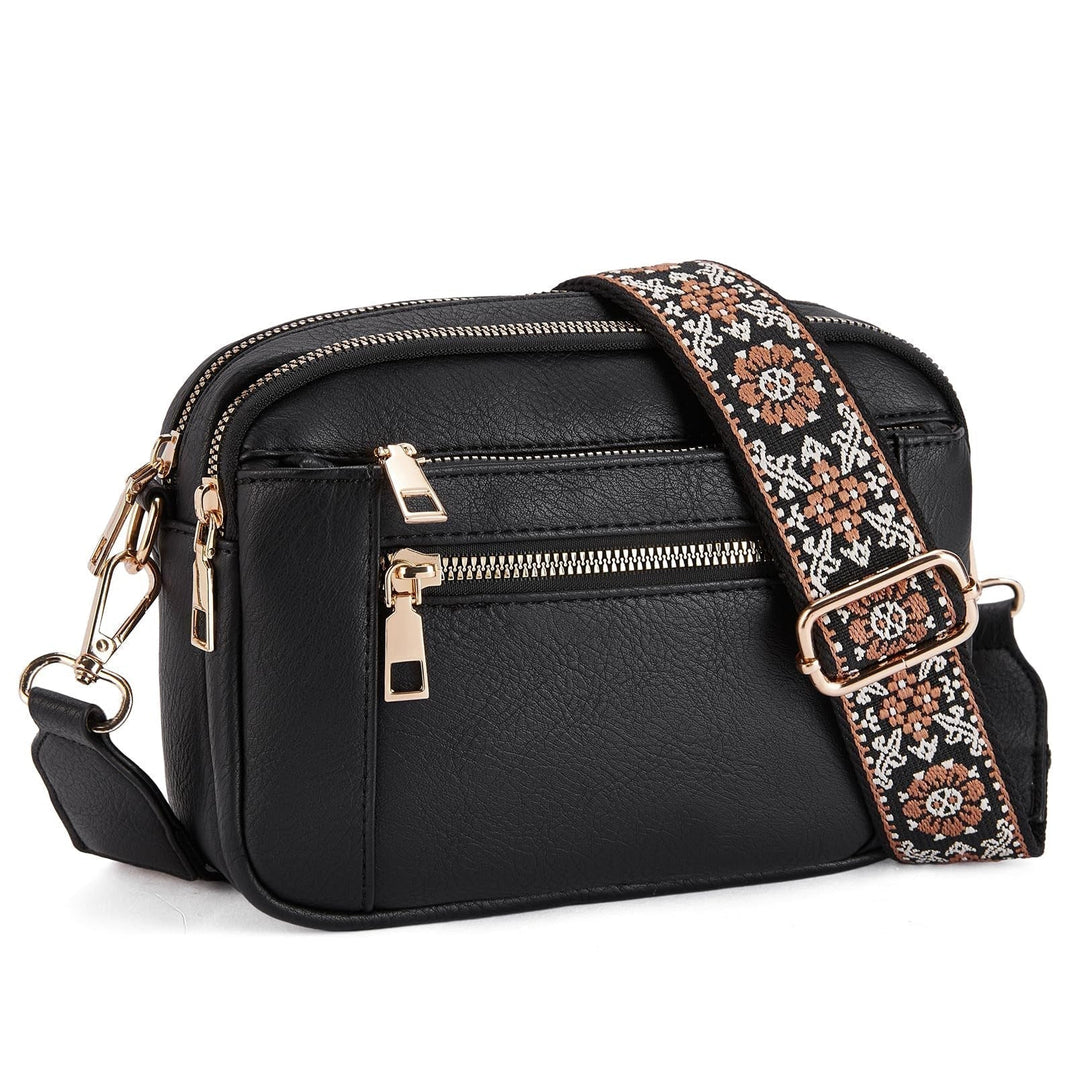 Ivy | Stylish Crossbody Bag with Adjustable Patterned Strap