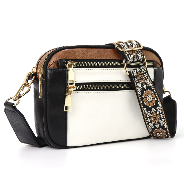 Ivy | Stylish Crossbody Bag with Adjustable Patterned Strap