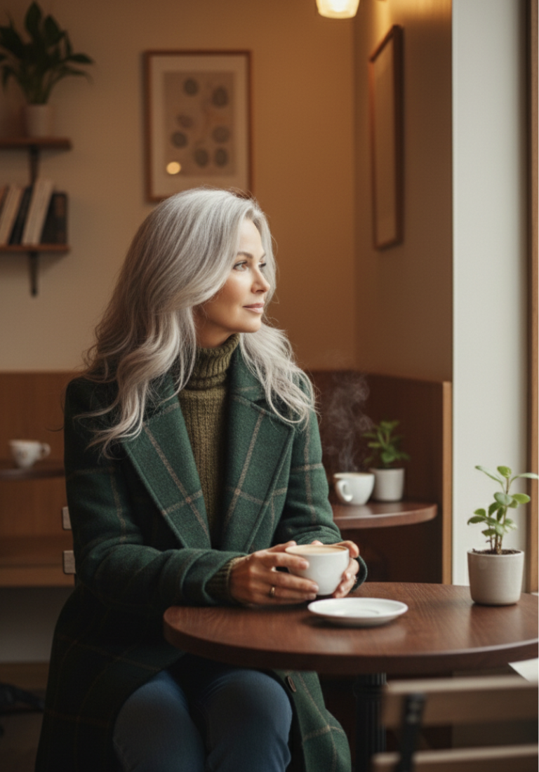 Isabella – Classic Checked Coat