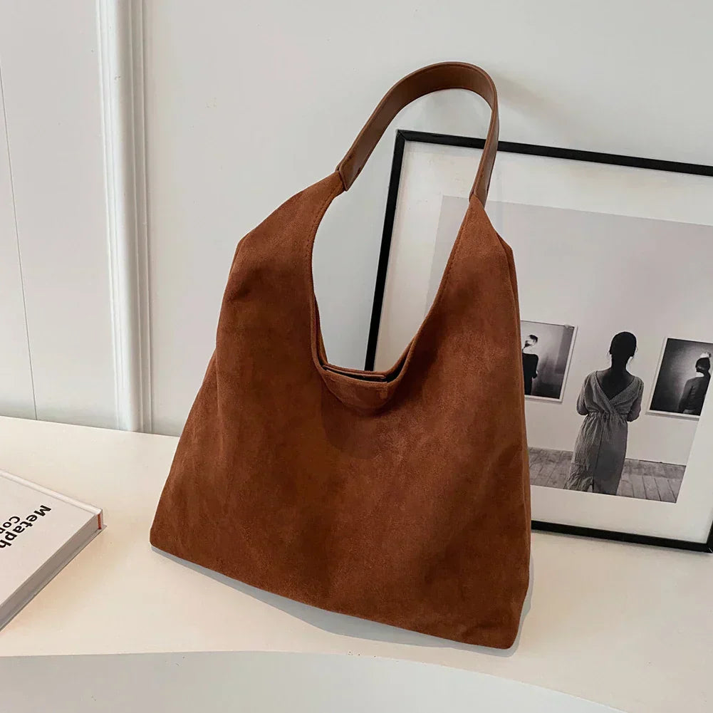Abigail Suede Tote Bag