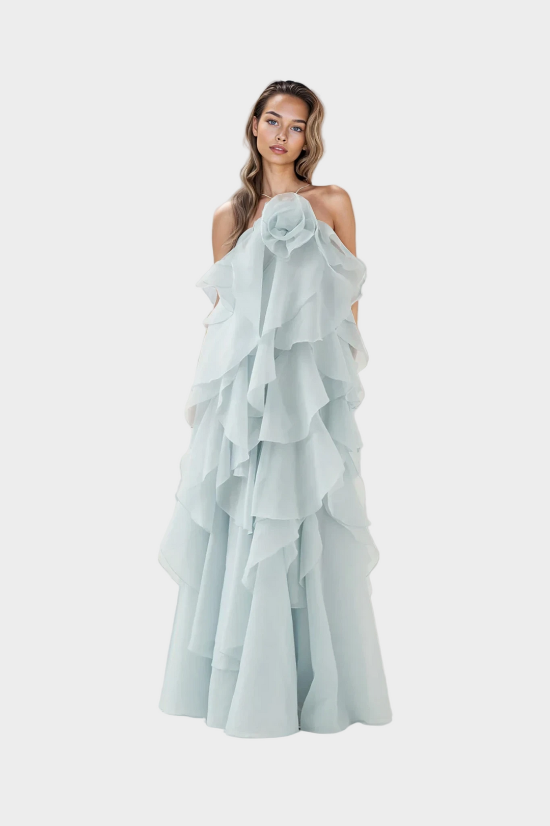 Maxi Dress with a Romantic Feel and Aristocratic Style