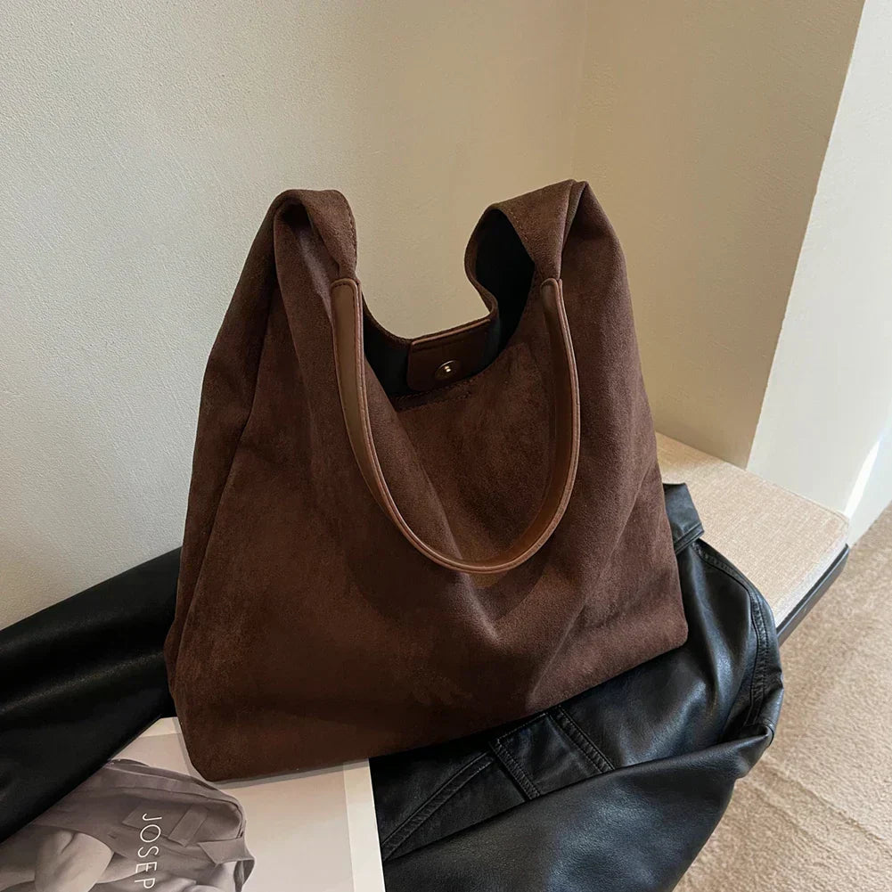 Abigail Suede Tote Bag