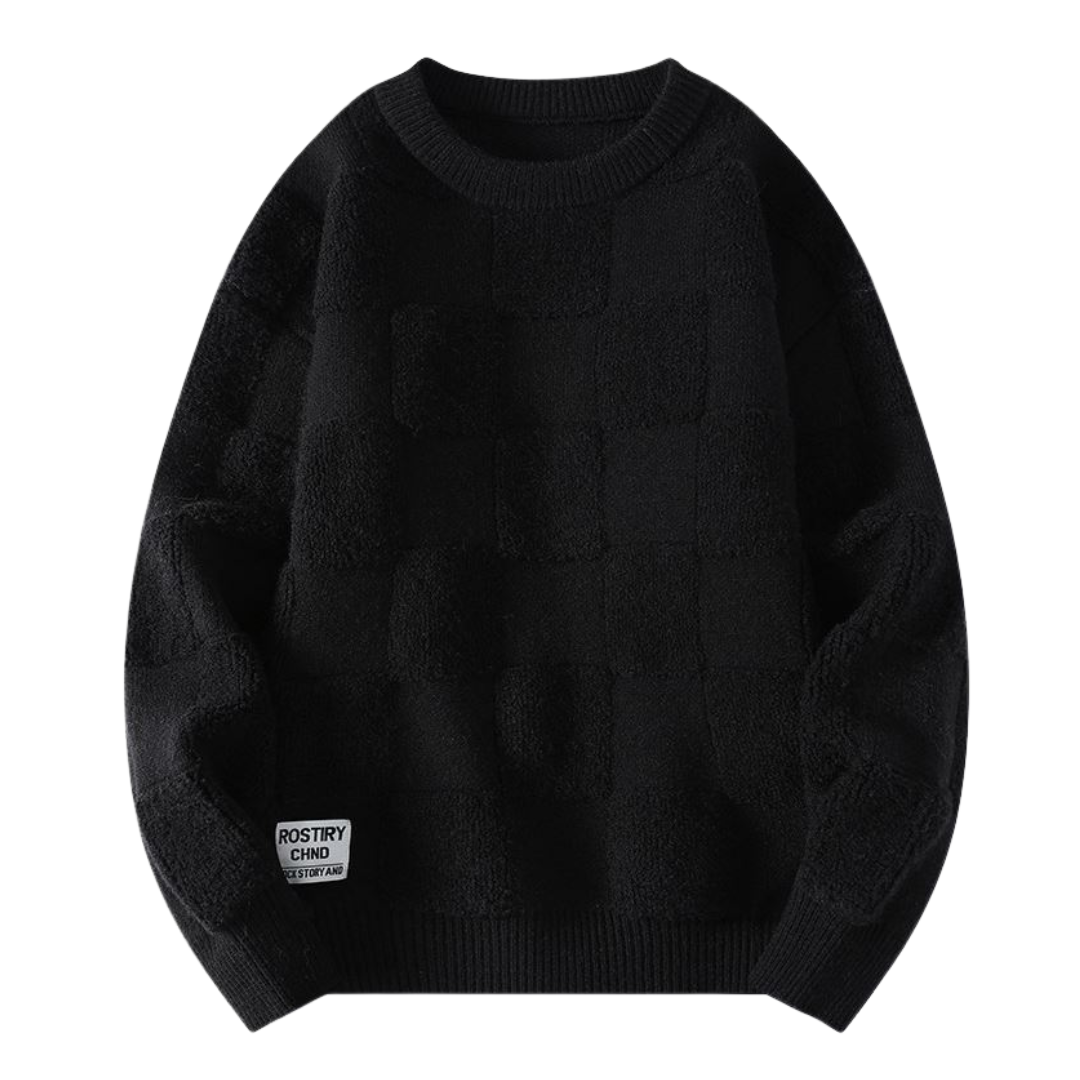 Unique Checkered Sweater