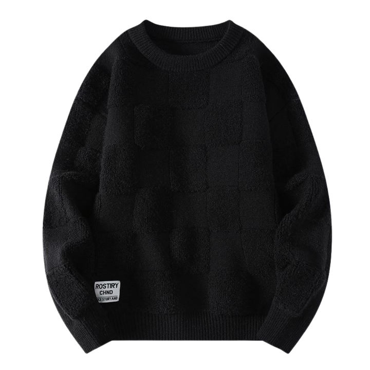 Unique Checkered Sweater