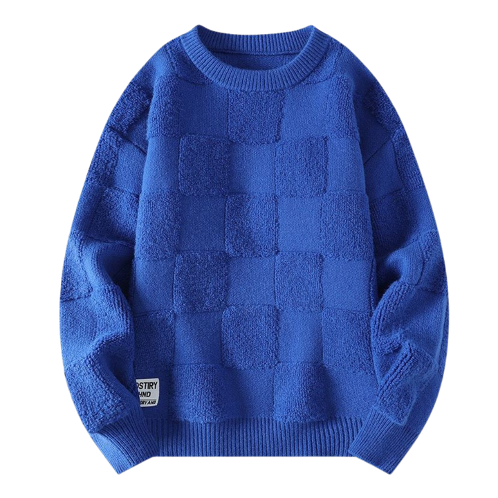 Unique Checkered Sweater