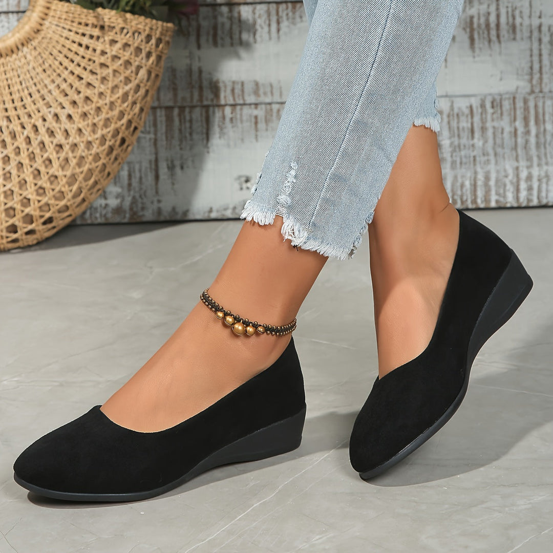 Éliane™ – Comfortable Ballet Flats with Wedge Heel
