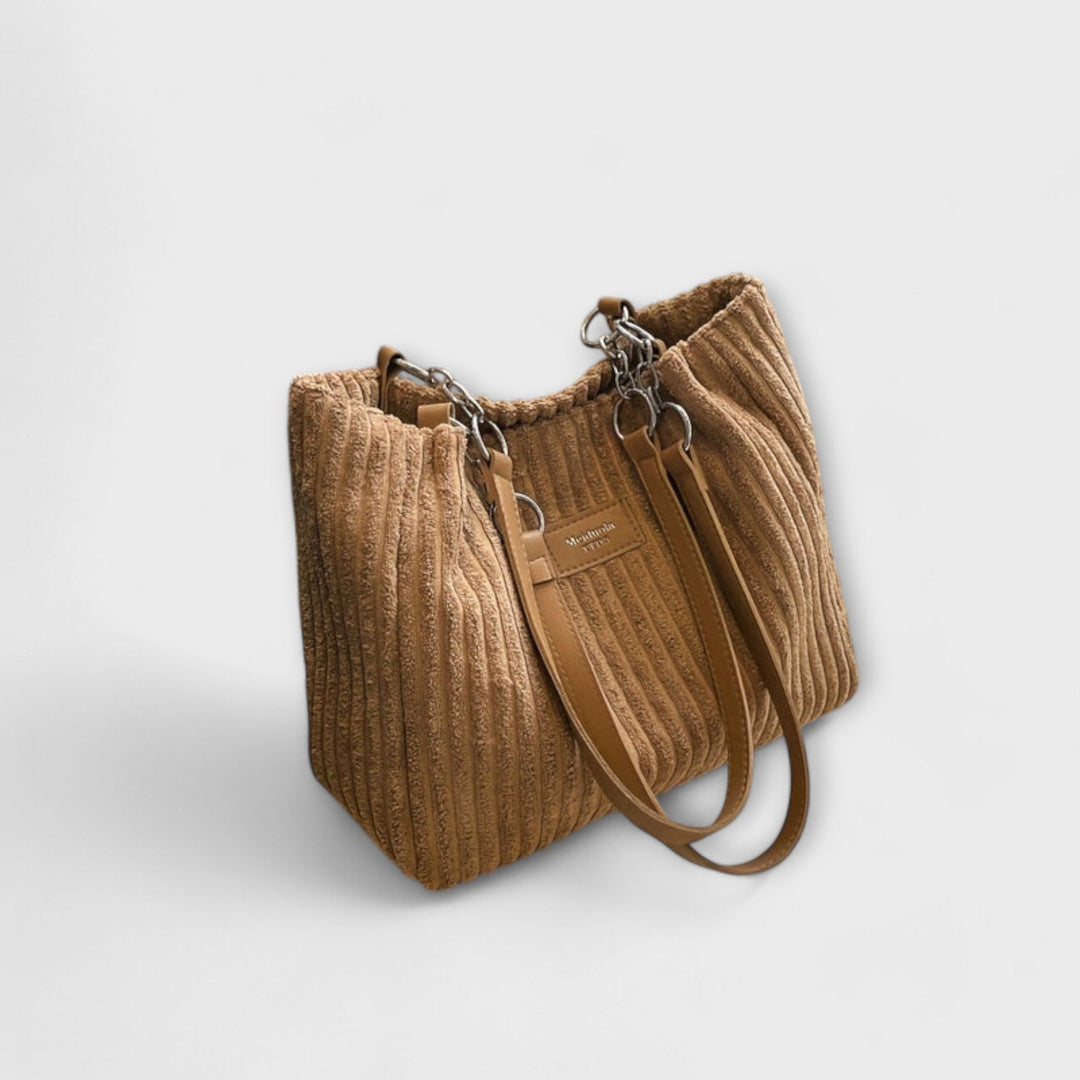 Soft Cord Shoulder Bag