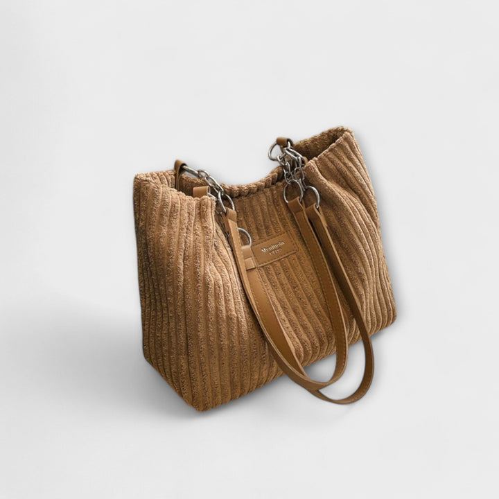 Soft Cord Shoulder Bag