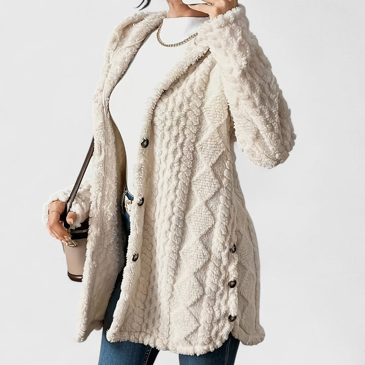 Krisha - Plush Hooded Cardigan