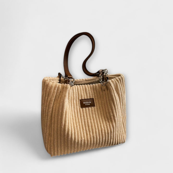 Soft Cord Shoulder Bag