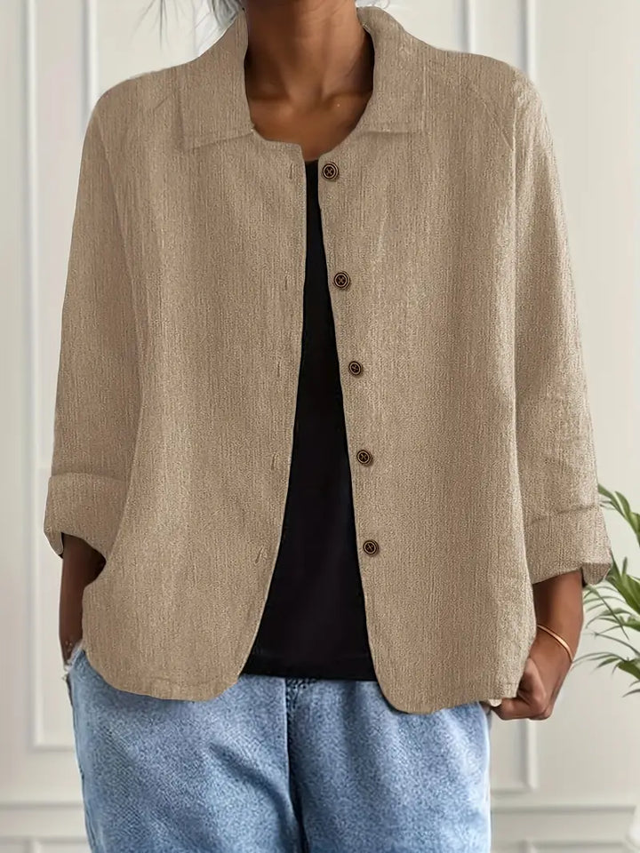 Marilla | Light shirt jacket in a linen blend