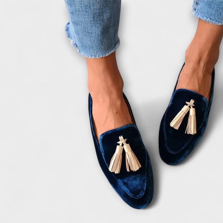 Quinnlyn – Vintage-Inspired Loafers with Fringes