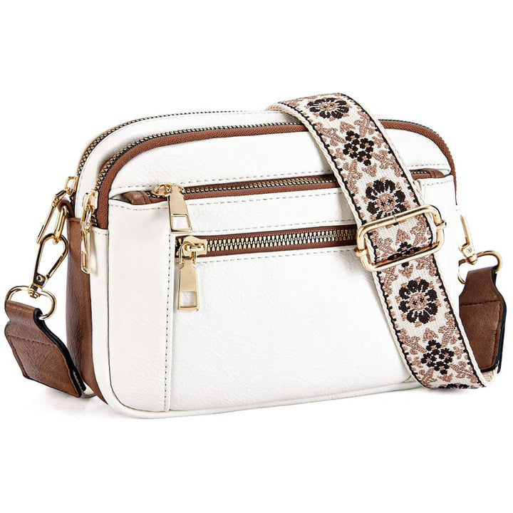 Ivy | Stylish Crossbody Bag with Adjustable Patterned Strap