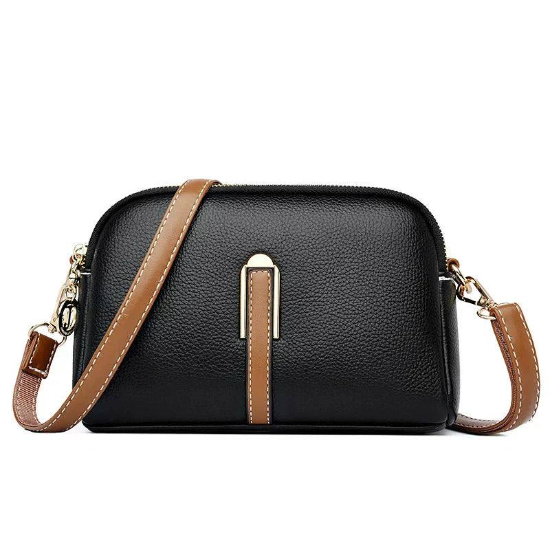 Charlotte | Sleek Compact Leather Shoulder Bag