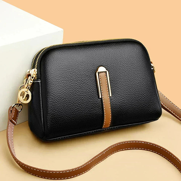 Charlotte | Sleek Compact Leather Shoulder Bag