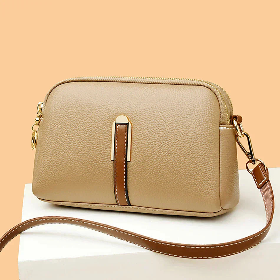 Charlotte | Sleek Compact Leather Shoulder Bag