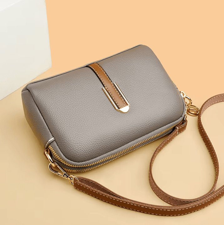 Charlotte | Sleek Compact Leather Shoulder Bag