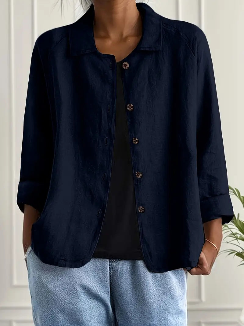 Marilla | Light shirt jacket in a linen blend