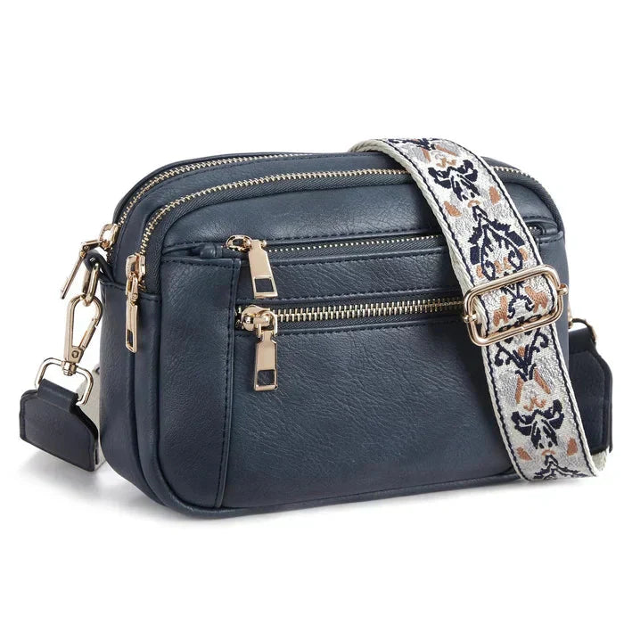 Olivia | Versatile Crossbody Bag with Adjustable Colorful Strap