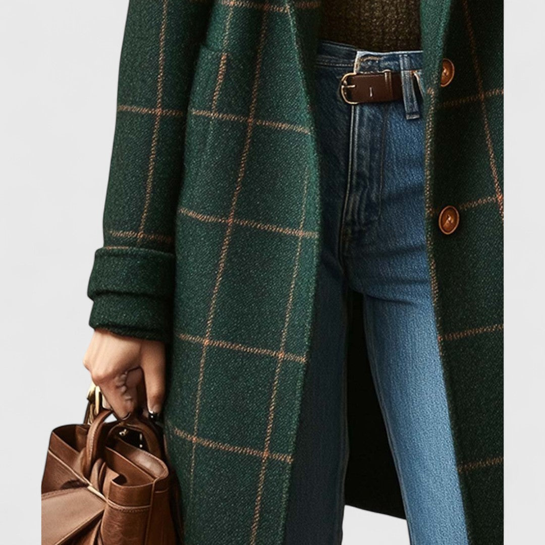 Isabella – Classic Checked Coat