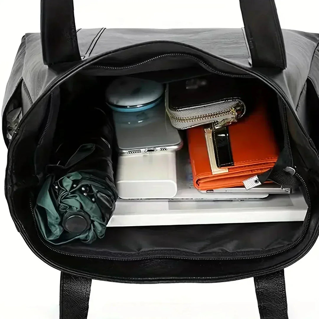 Annabelle | Spacious Vegan Tote Bag in Classic Design