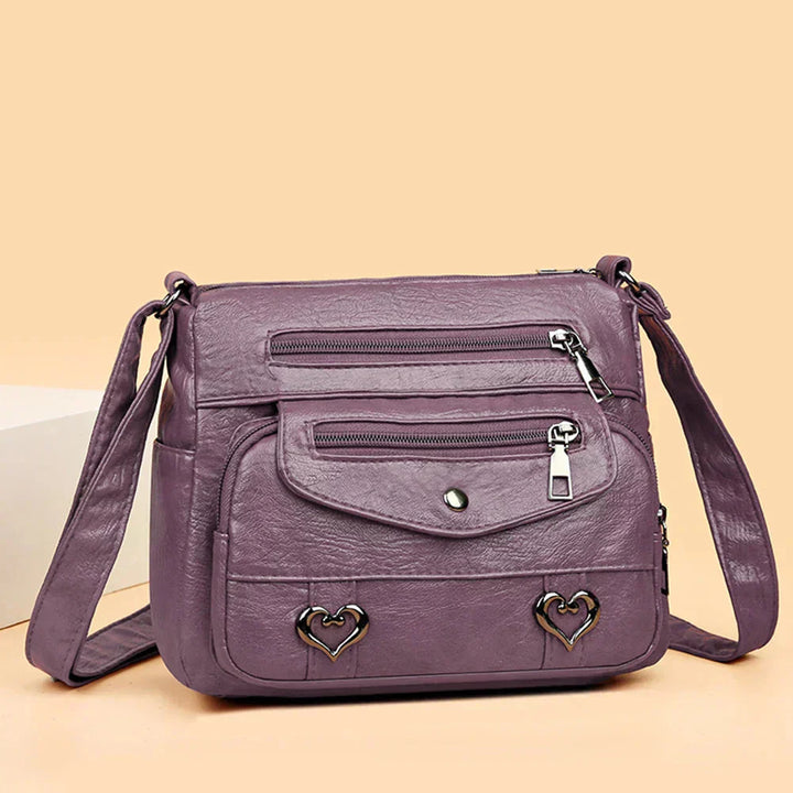 Harper | Chic Heart Detail Crossbody Bag