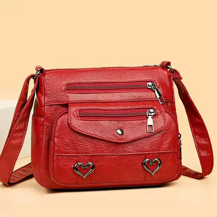 Harper | Chic Heart Detail Crossbody Bag